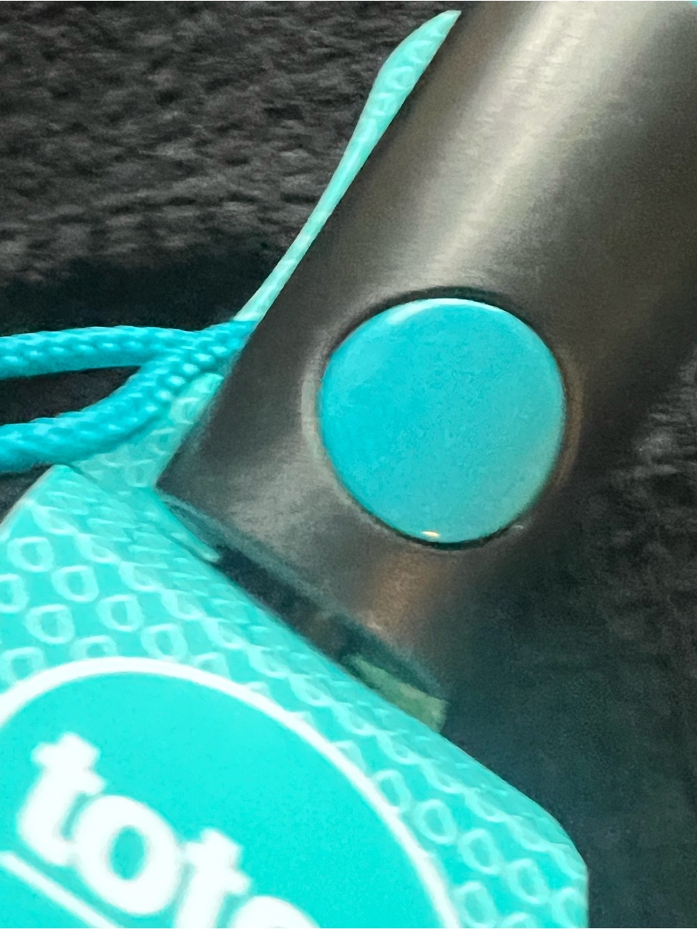 Totes Doggie Print Umbrella in Teal Blue with Animal Print - Picture 5 of 6
